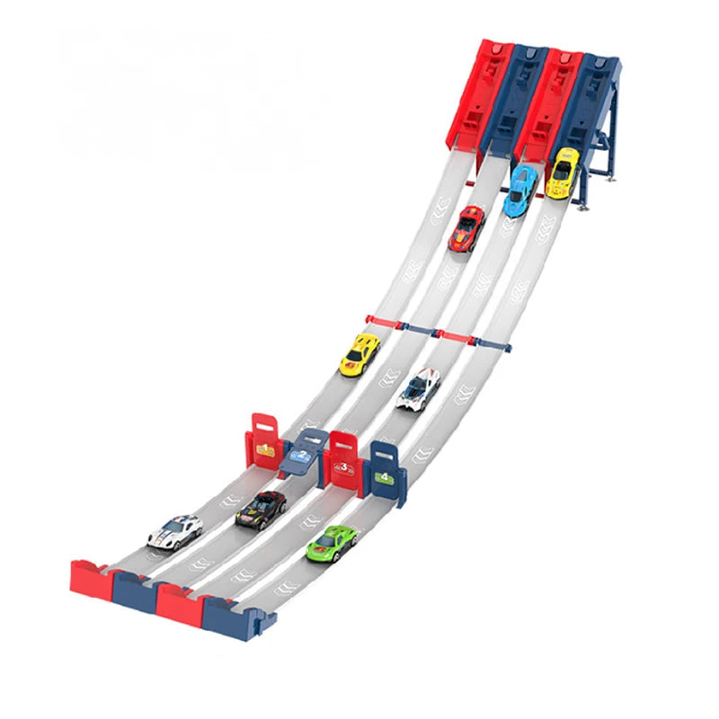 Racebaan Katapult Auto’s | Competitief Speelgoed met Alloy Voertuigen
