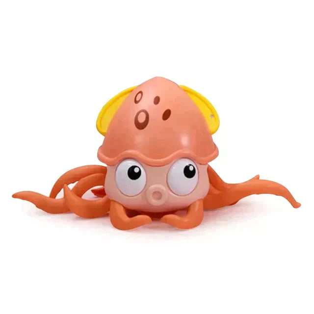 Baby badspeeltje octopus met klokje | Ontwikkeling van oog-handcoördinatie – Schattige dierensproeier vanaf 1 jaar