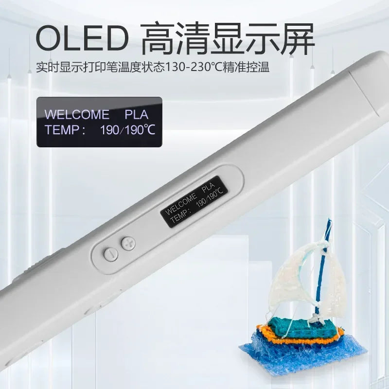 3D Pen met OLED Display | Breng Je Ideeën Tot Leven