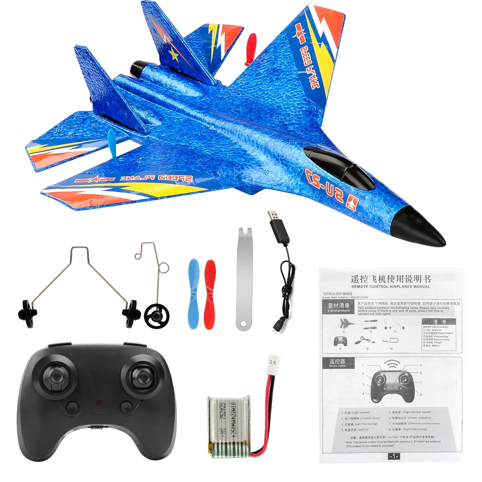 Radiografisch Bestuurbare Helikopter | 2.4G Schuimvliegtuig EPP RC Verticale Vliegtuig Speelgoed voor Kinderen Cadeau