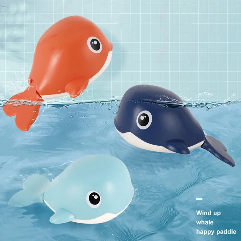 Schattig cartoon dieren schildpad dolfijn klassiek babywaterspeelgoed | Zwem speeltje voor zwembad en badaccessoires voor kinderen