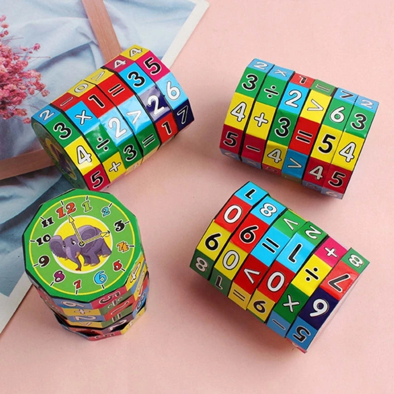 Creative Kids Magische Rekencube – Leerzaam Montessori Speelgoed voor Optellen, Aftrekken, Vermenigvuldigen & Delen