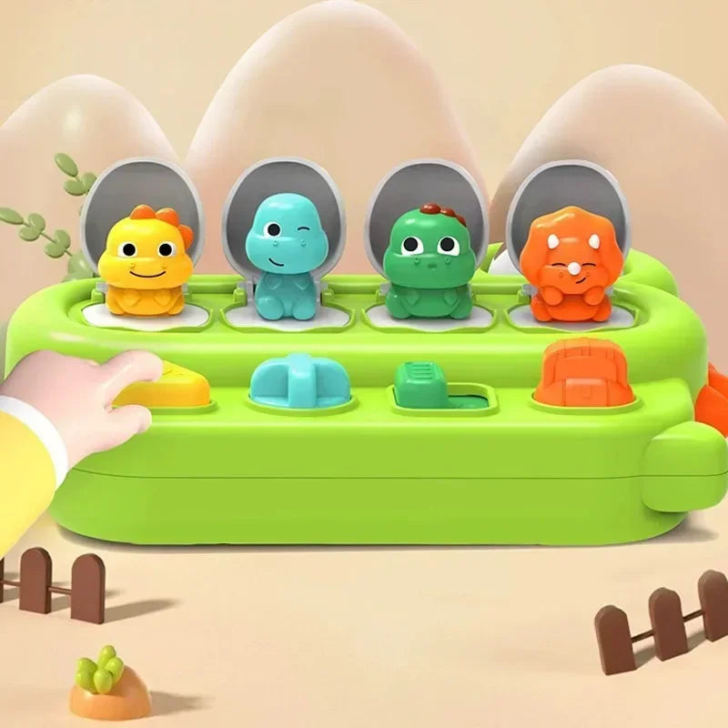 Interactief Activiteiten Pop-up Speelgoed voor Baby's - Oorzaak-en-gevolg Speelgoed, Baby Ontwikkelingsspellen Montessori Leren Speelgoed