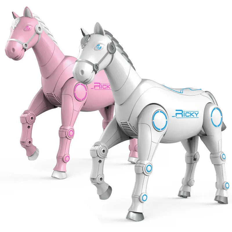 Slimme Robot Paard | Interactieve Afstandsbediening Dier | Intelligente Dialoog, Zingen, Dansen Elektronische Muziekspeelgoed