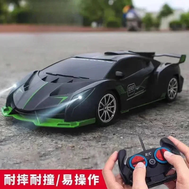 1:18 RC Auto met LED Licht | 2.4G 4CH Afstandsbediening Sportwagen | Hoge Snelheid Drift Voertuig voor Kinderen