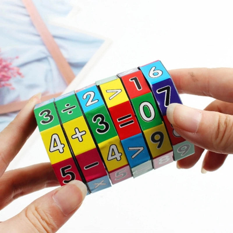 Creative Kids Magische Rekencube – Leerzaam Montessori Speelgoed voor Optellen, Aftrekken, Vermenigvuldigen & Delen