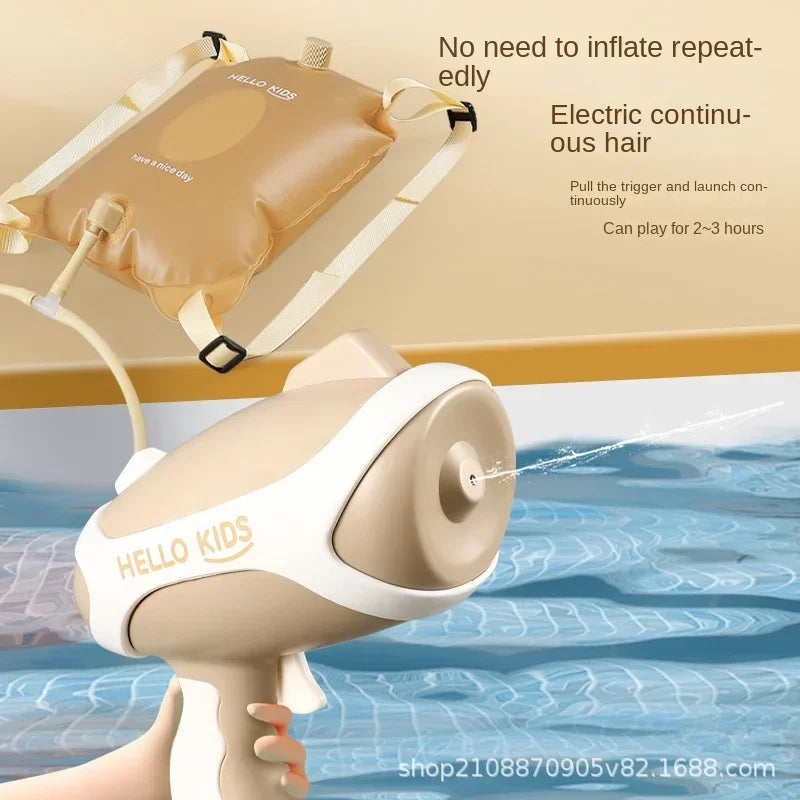 Elektrisch Rugzak Waterpistool | Oneindig Waterplezier voor Kinderen