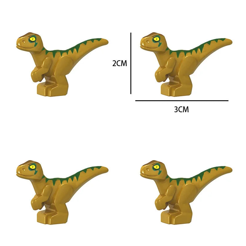 Grote Dinosaurus Bouwblokken Speelgoedset voor Kinderen - T-Rex en Stegosaurus Speelset voor Peuters, Jongens en Meisjes - Educatief Cadeau voor Baby en Kleuter
