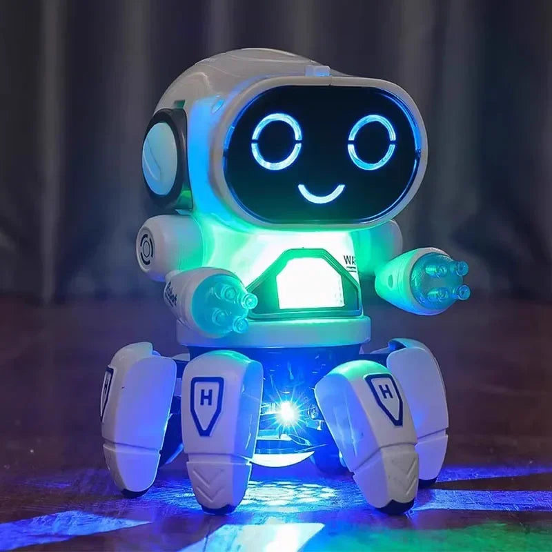 Glow Muziek Robot Speelgoed | LED Dansrobot met Geluid | Baby & Kinderen Educatief Speelgoed | Verjaardagscadeau
