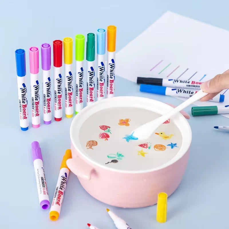 Magische Water Pen | Zwevende Inkt Tekenset met Lepel, Creatief Teken Speelgoed Kinderen