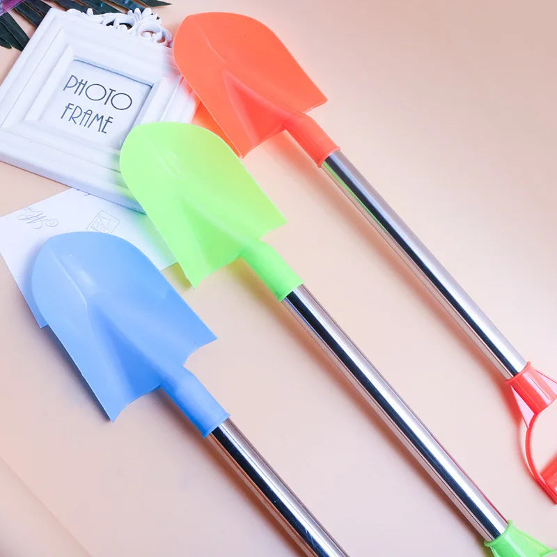 Kinder Strandschep 56cm | Roestvrijstalen Puntige Schep voor Zand- & Sneeuwplezier
