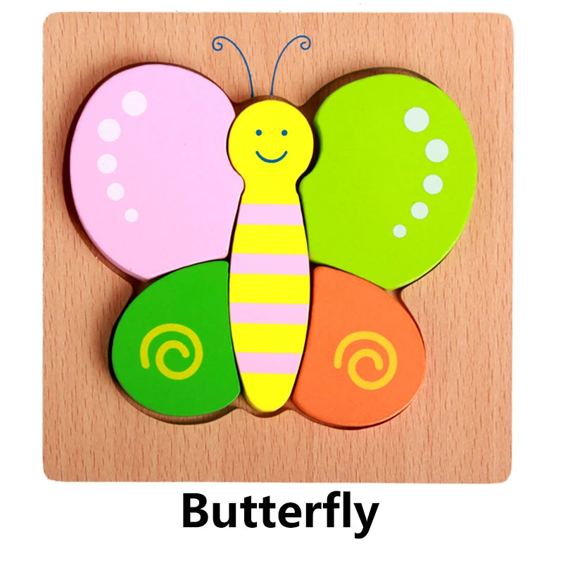 Houten puzzel voor kinderen met dieren en voertuigen - Kleurrijk educatief speelgoed, perfect cadeau voor jongens en meisjes.