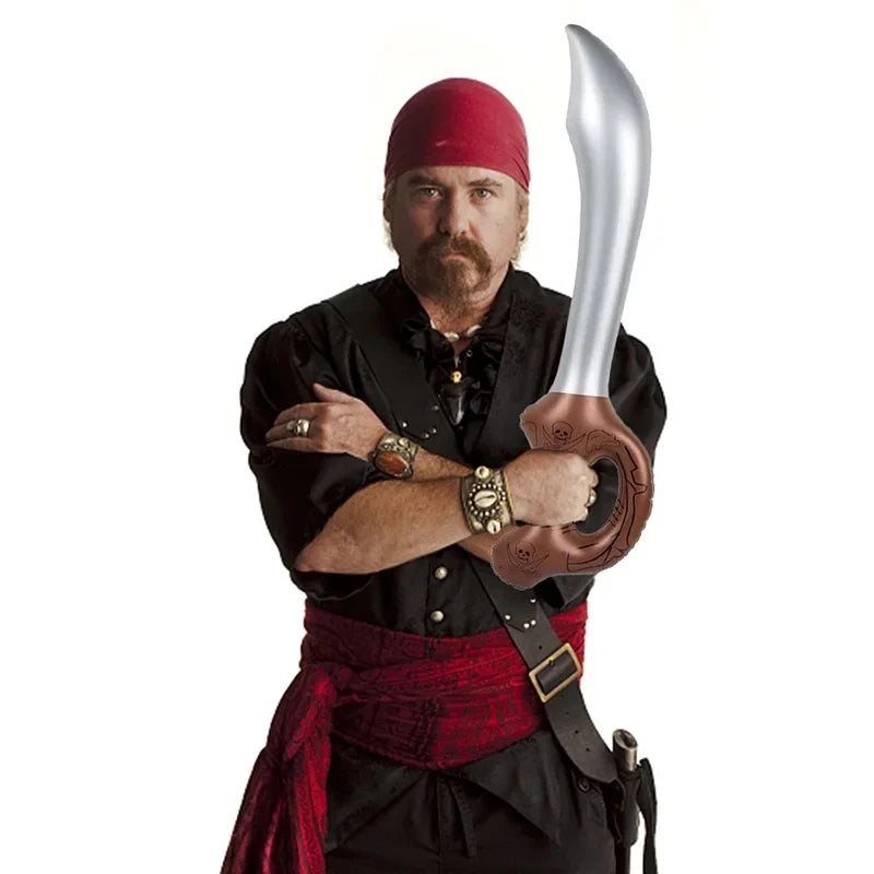 Grappige Opblaasbare Piratenzwaarden - Simulatie Zwaard voor Zwembad, Halloween, Cosplay