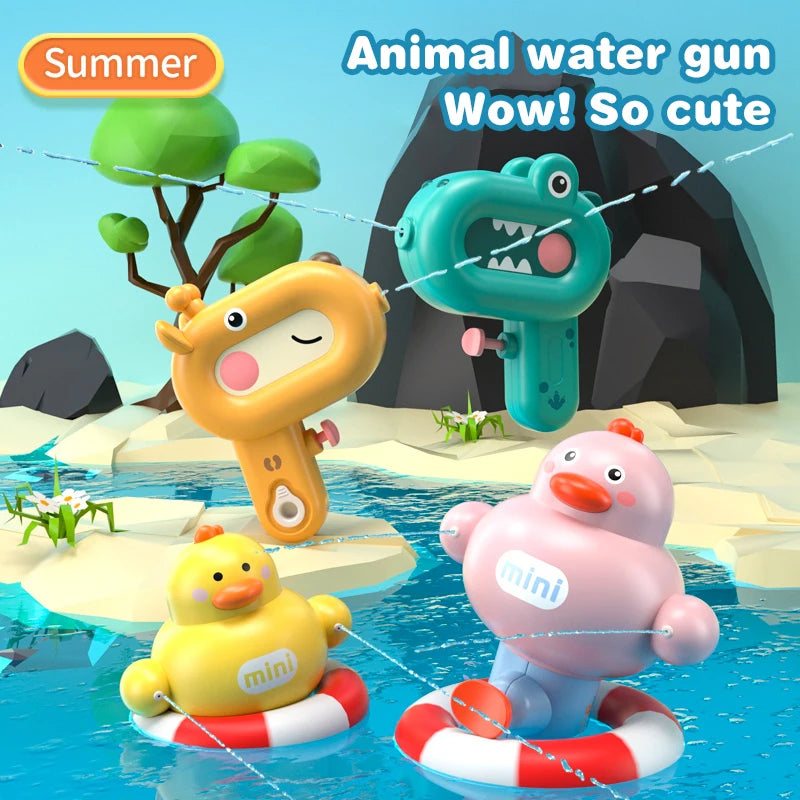 Cartoon Dieren Waterpistool | Leuk Badspeelgoed voor Kinderen