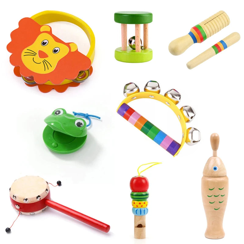 Muziekinstrumenten voor kinderen - Educatief muziekspeelgoed voor baby's en kinderen van 3-6 jaar.