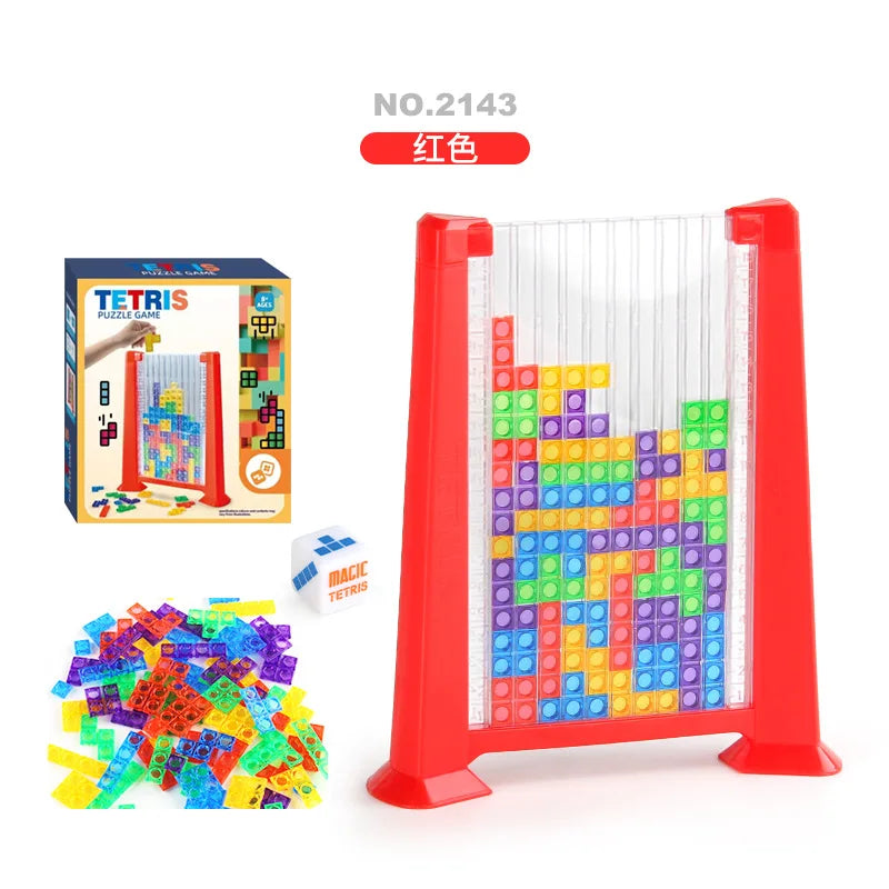 Tetris Bouwstenen Puzzel | Educatief Speelgoed | Bordspel