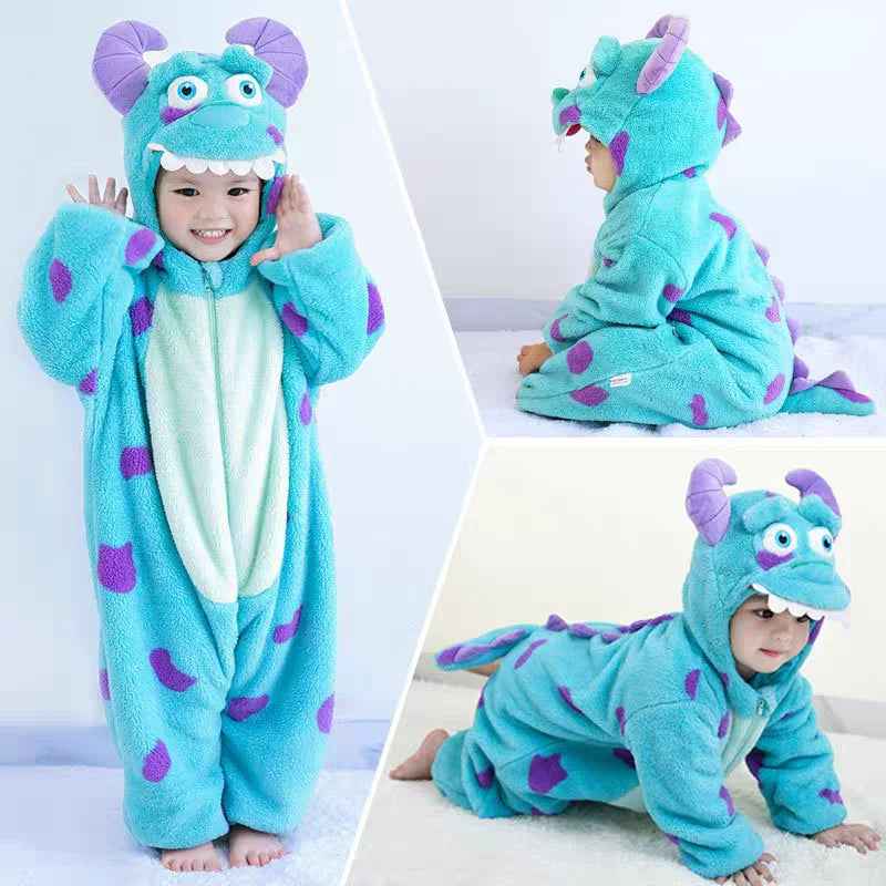 Schattige Monster Onesie voor Baby’s (0-3 jaar) | Zacht & Comfortabel