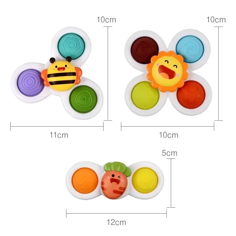 Houd je Baby Vermaakt met de Suction Cup Spinning Toy!