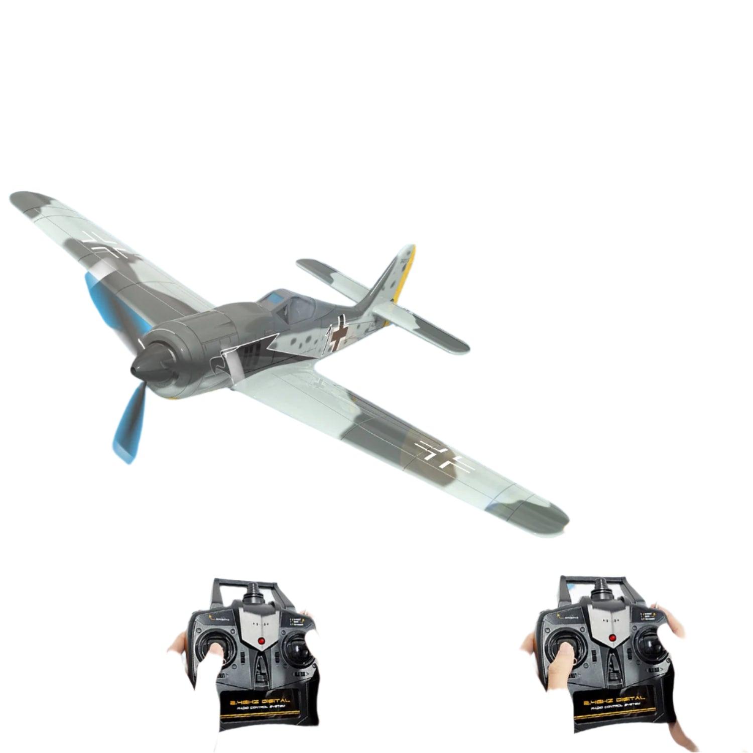 RC Vliegtuig 2.4G 6-Axis | Vaste vleugels, aerobatic RTF gevechtsvliegtuig