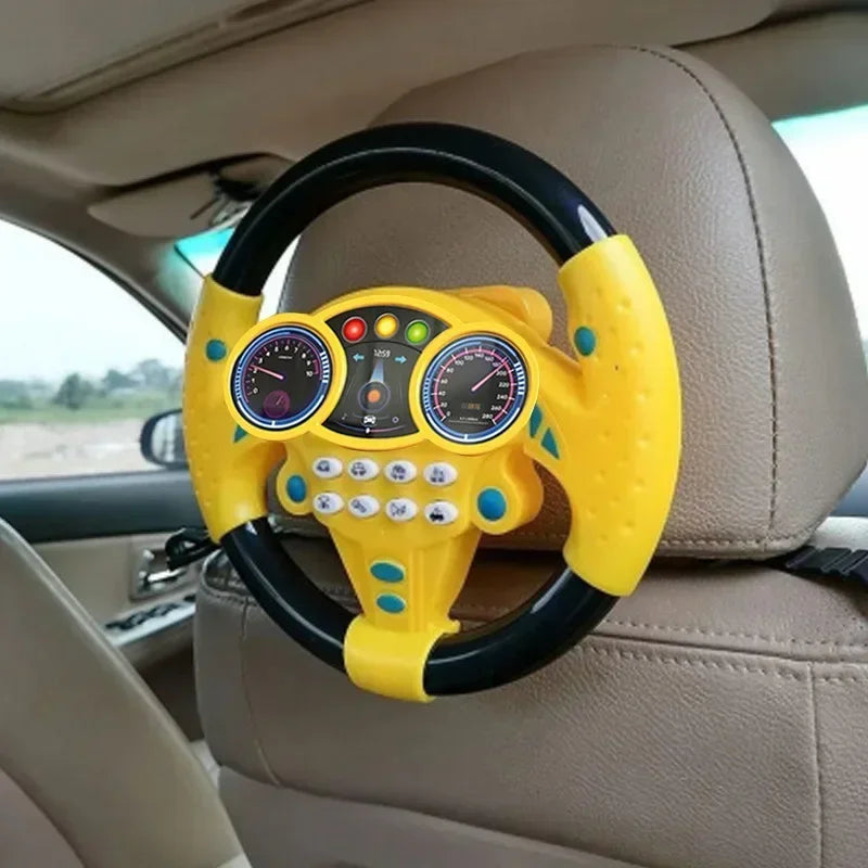 Baby Shining Simulatie Stuurwiel Speelgoed Kinderen Kinderen Vroege Educatie Copilots Kinderwagen Stuur Vocaal Speelgoed