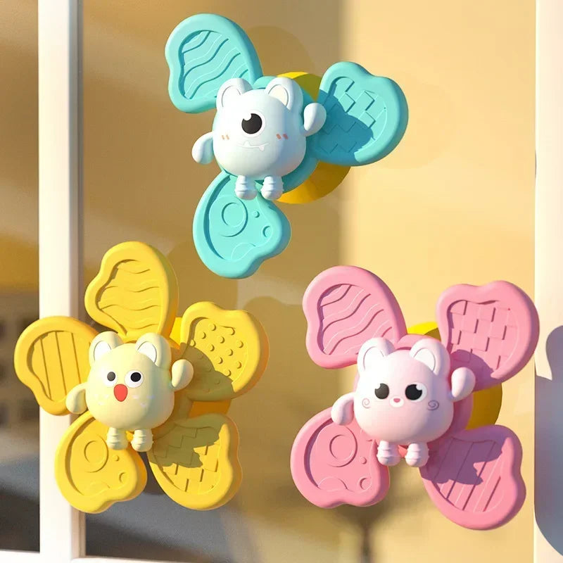 Houd je Baby Vermaakt met de Suction Cup Spinning Toy!