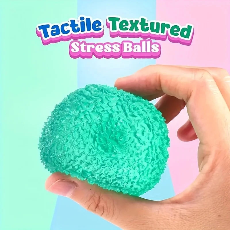 Squishy Ice Ball Stressbal | Multicolor Fidget Speelgoed, Cadeau Kinderen & Volwassenen