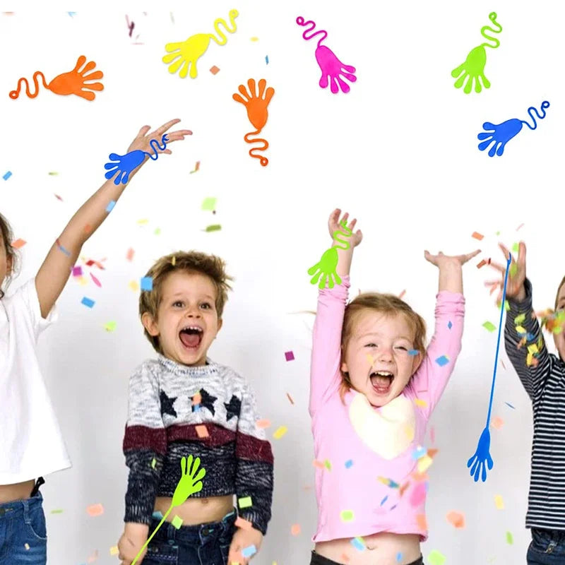 Kleverige Hand Speelgoed | Elastisch Squishy Slap Speelgoed, Interactieve Ouders & Kinderen Party Gag