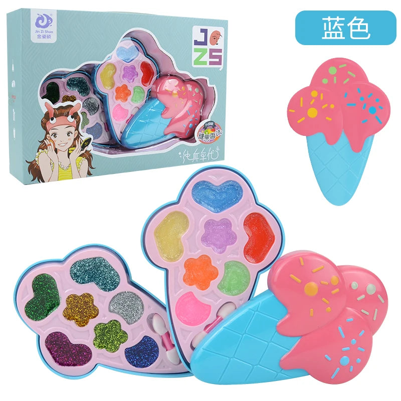 Kinder Make-updoos - Make-upset voor Meisjes met Lippenstift - Verjaardagsspeelgoed