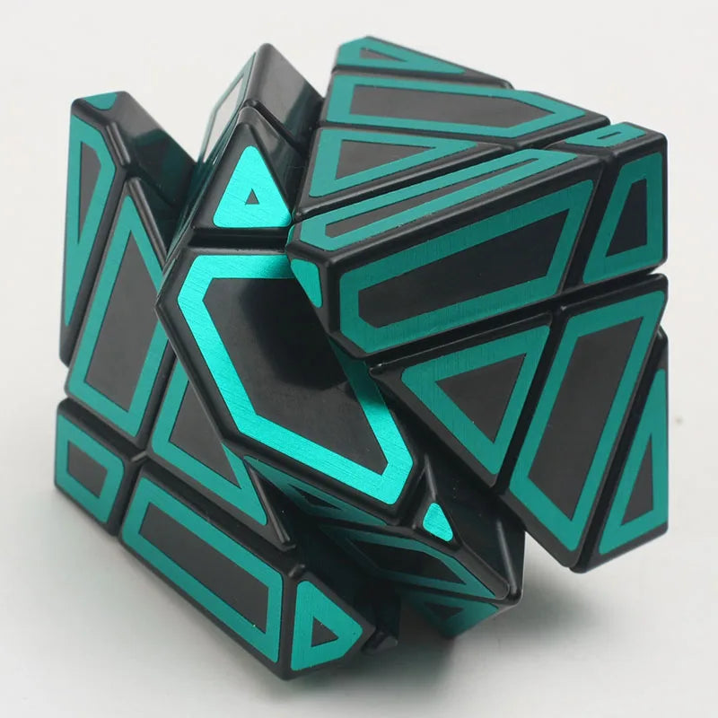 Ninja Ghost Cube | Unieke Vorm Speed Cube Puzzel | Breinbreker Cadeau voor Kinderen
