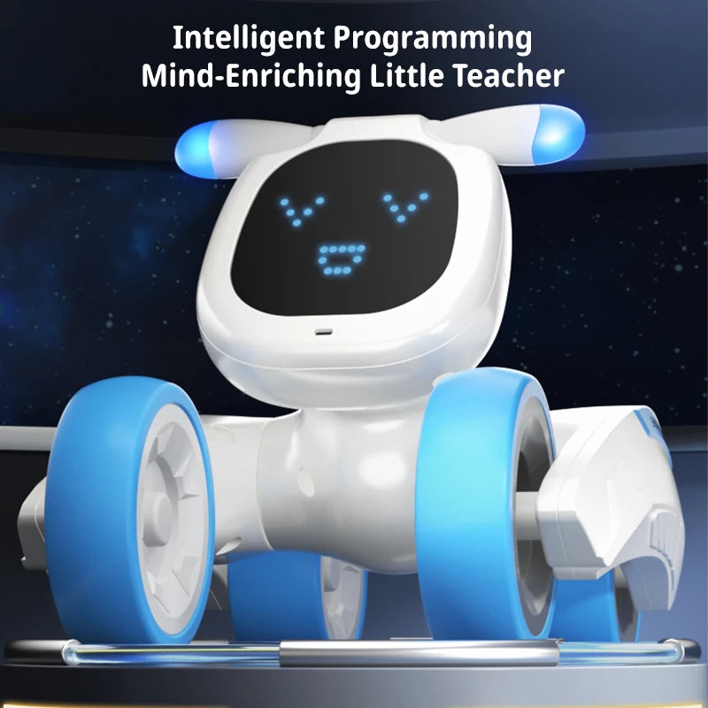 Slimme Praat- en Dansrobot Puppy | 2.4Ghz interactieve robot hond met spraakbesturing – Educatief kinderspeelgoed