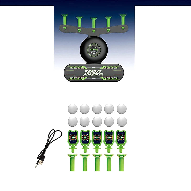 Luchtgeweer met Darten | Zwevende doelwitten speelgoedpistool set