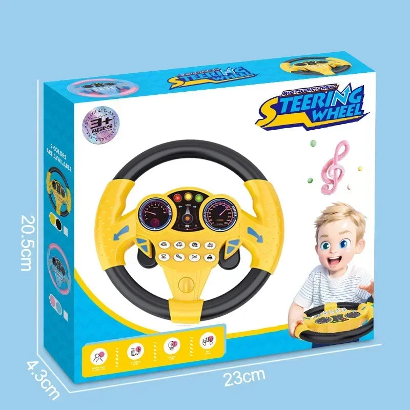 Baby Shining Simulatie Stuurwiel Speelgoed Kinderen Kinderen Vroege Educatie Copilots Kinderwagen Stuur Vocaal Speelgoed