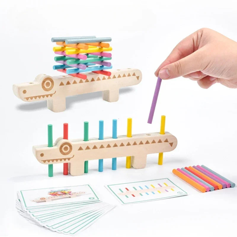 Montessori Balansspel voor Peuters | Educatief Kleur- en Rekenspel