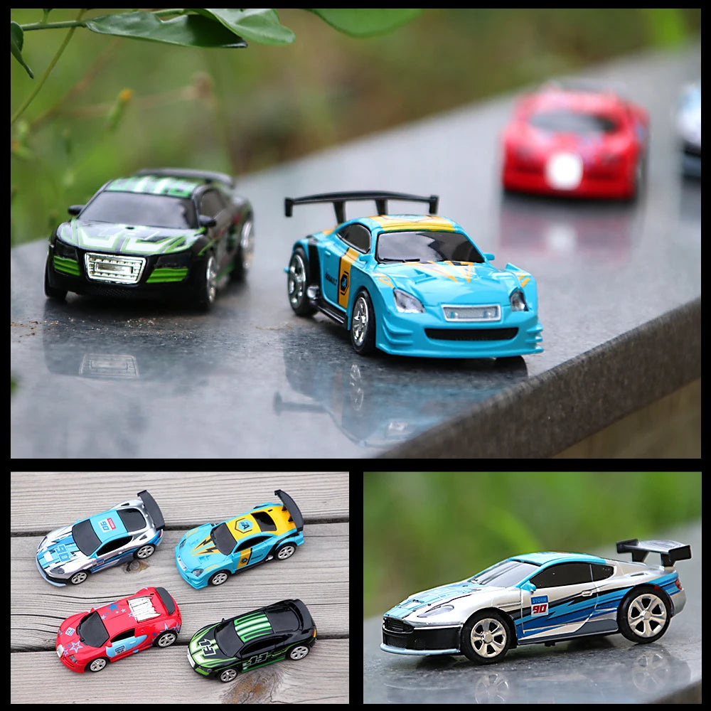 1:58 RC Mini Auto - Accu Raceauto in PVC Blik | Drift-Buggy Bluetooth Bestuurbaar Speelgoed voor Kinderen