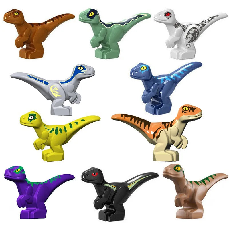 Grote Dinosaurus Bouwblokken Speelgoedset voor Kinderen - T-Rex en Stegosaurus Speelset voor Peuters, Jongens en Meisjes - Educatief Cadeau voor Baby en Kleuter