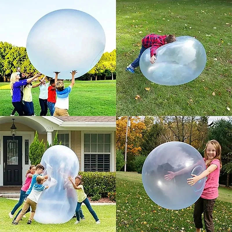 50CM Opblaasbare Waterbal - Zachte Herbruikbare Bubbelspeelbal Voor Buitenfeestjes Kinderen