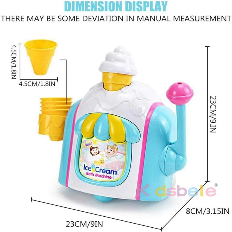 IJsco Bubble Maker – Speelgoed voor Badschuim & Douchepret | DIY Foam Machine voor Kinderen & Baby’s
