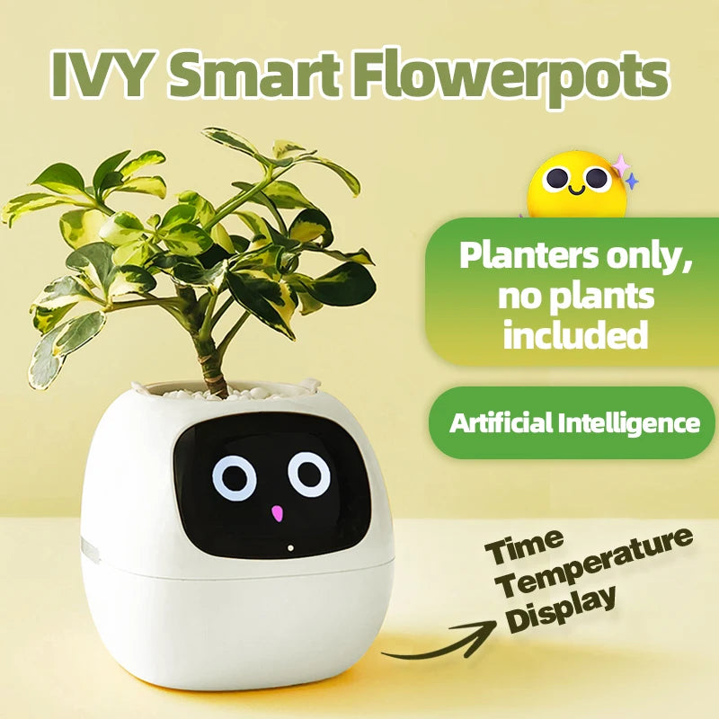 Slimme Plantenrobot | Begeleiding bij plantenverzorging – Interactieve schattige plantencompagnon