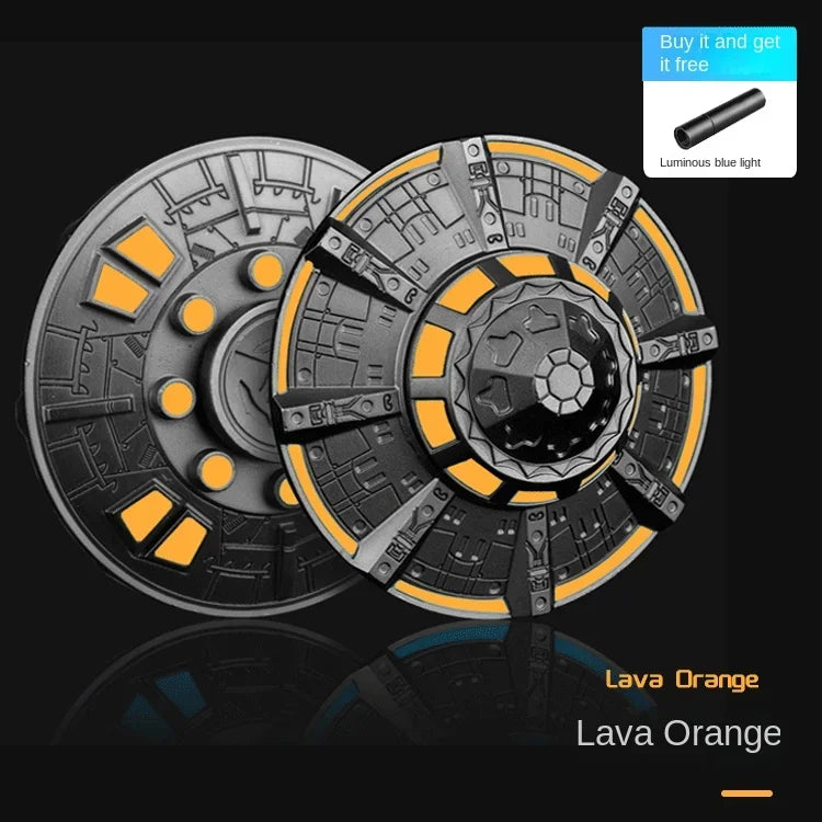 Cool Ruimteschip UFO Fidget Spinner | EDC Metaallegering Vingertop Gyroscoop, Ontspannend Speelgoed voor Kinderen & Volwassenen