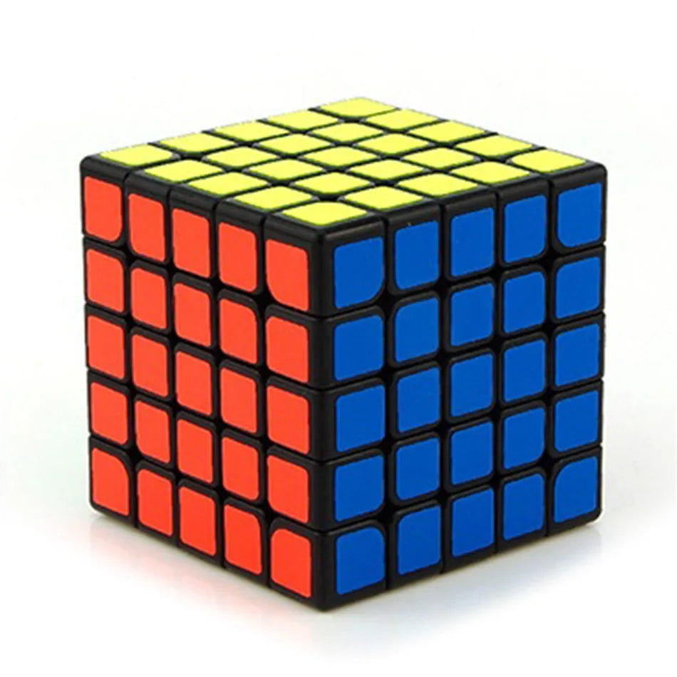 Stickerloze 5x5 Moyu Magic Cube | Professionele Speedcube Puzzel voor Kinderen | Cubing Classroom Serie