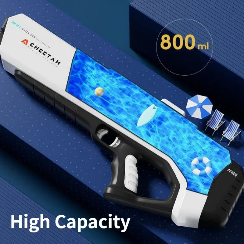 Automatisch Elektrisch Waterpistool met Hoge Druk – Waterspeelgoed voor Kinderen | Zwembadgevechten en Zomerspellen