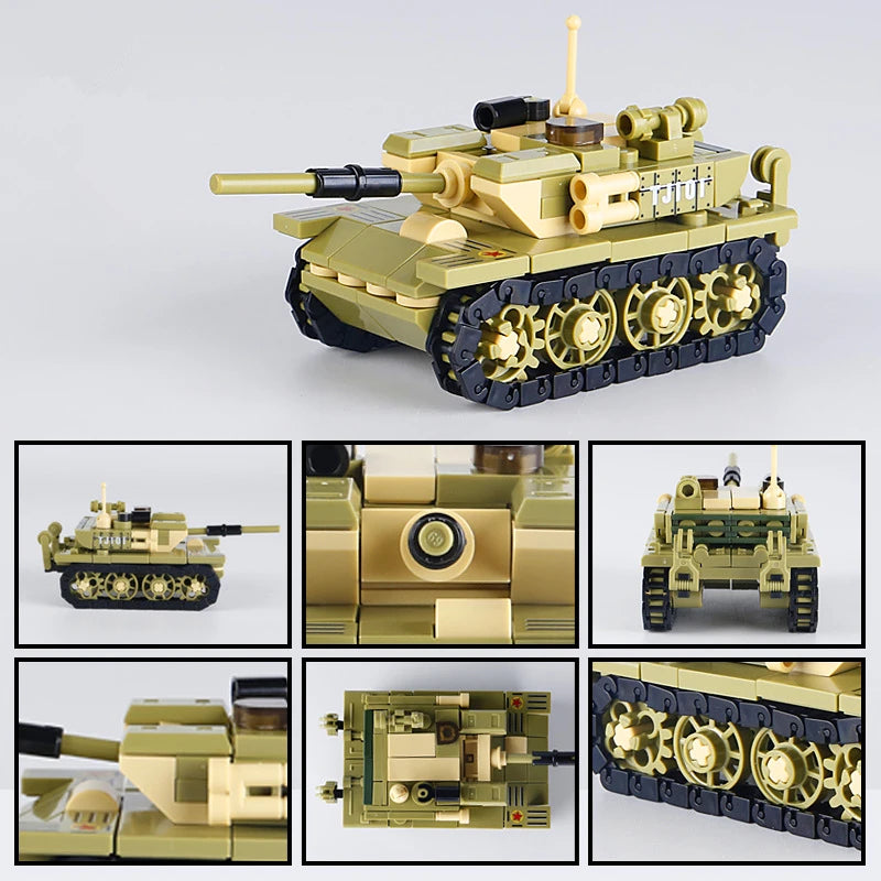 Hoofdgevechtstank M1A2 Oorlog Militaire Stadsvoertuig Auto Bouwstenen Klassiek Model Bricks Kits Sets Ideeën