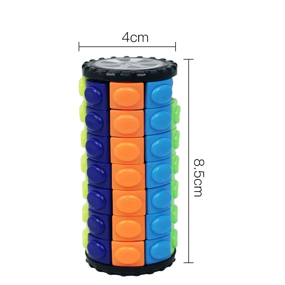 3D Roterende Cilinder Puzzel | Educatief Breinbreker Speelgoed