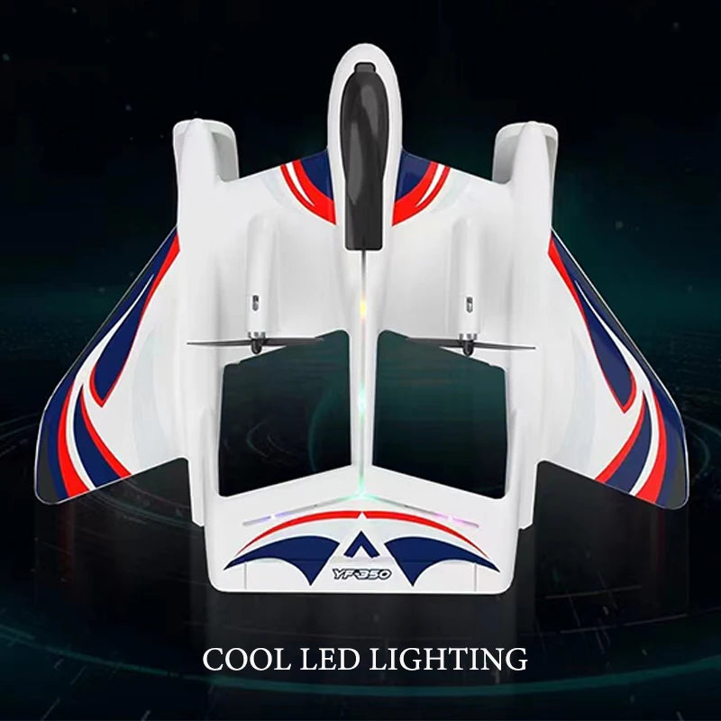 Zee en Lucht RC Vliegtuig | EPP Afstandsbestuurbaar Vliegtuig met LED Vaste Vleugel Zweefvliegtuig | Het Beste Cadeau voor Jongens