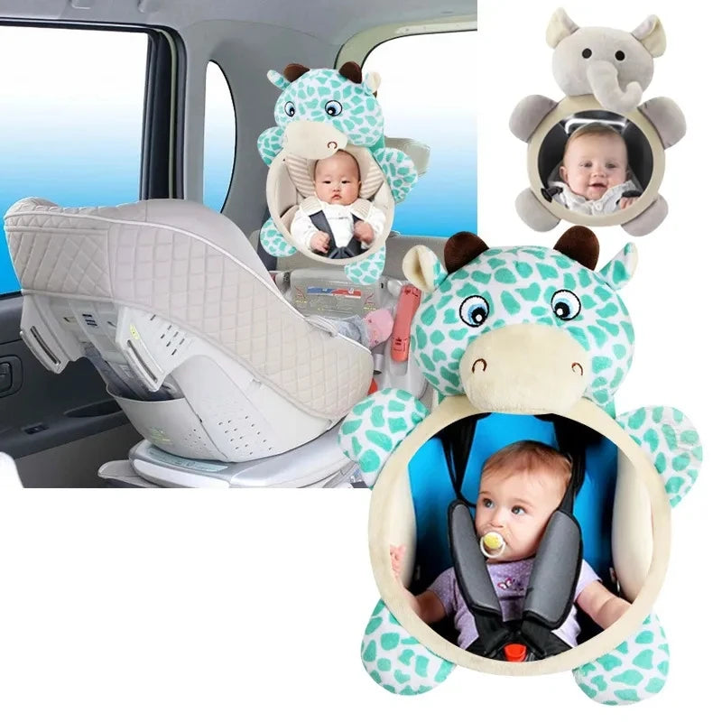 Baby Autospiegel | Veiligheidsautospiegel voor Achteruitkijk, Breukvrij & Breed Beeld, Perfect voor Kinderzitjes