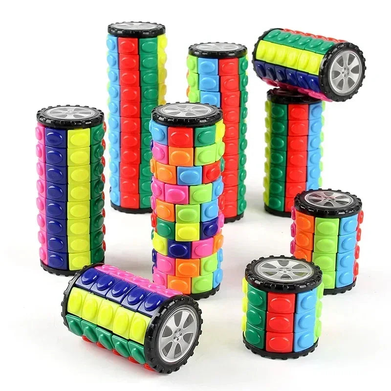 3D Roterende Cilinder Puzzel | Educatief Breinbreker Speelgoed