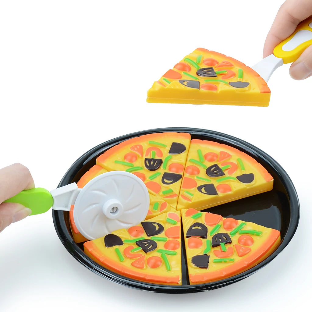 Plastic Pizza Speelgoed | Keuken Rollenspel voor Jongens en Meisjes