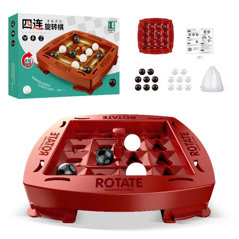 4 Op Een Rij Spel | Educatief Bordspel voor 2 Spelers, Snelle Strategie & Familieplezier