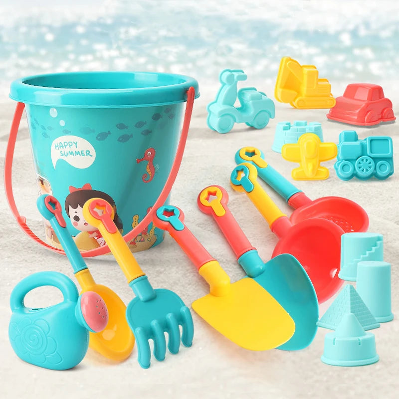 Strandspeelgoed voor Kinderen | Zandset met Emmer & Schep voor Peuters