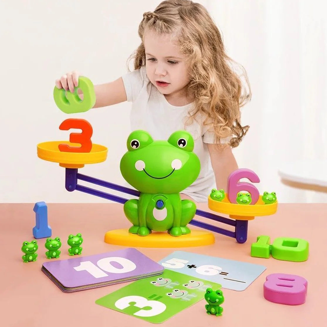 Monkey Balans Wiskundespel | Montessori Telspel voor Peuters & Kleuters